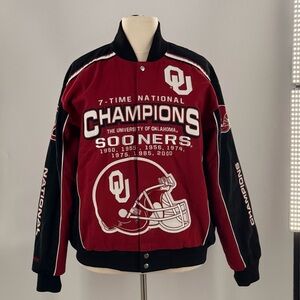 Vintage Franchise Club Oklahoma Sooners Championship Jacket